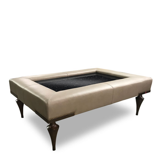 CUSTOM GRANITE KENNY COCKTAIL OTTOMAN