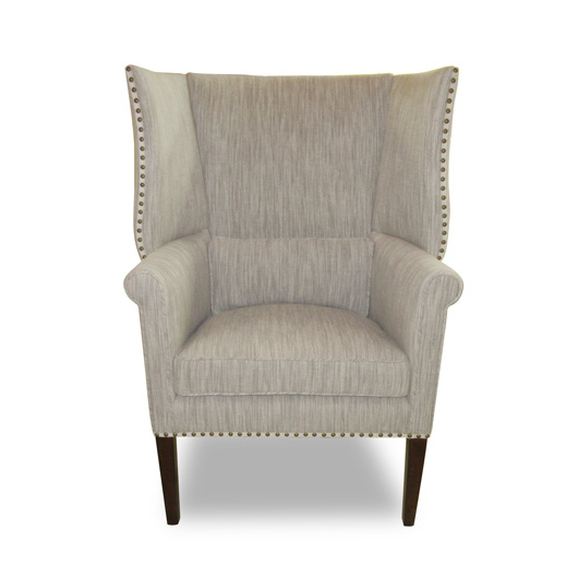 CUSTOM CHIMNEY WING CHAIR